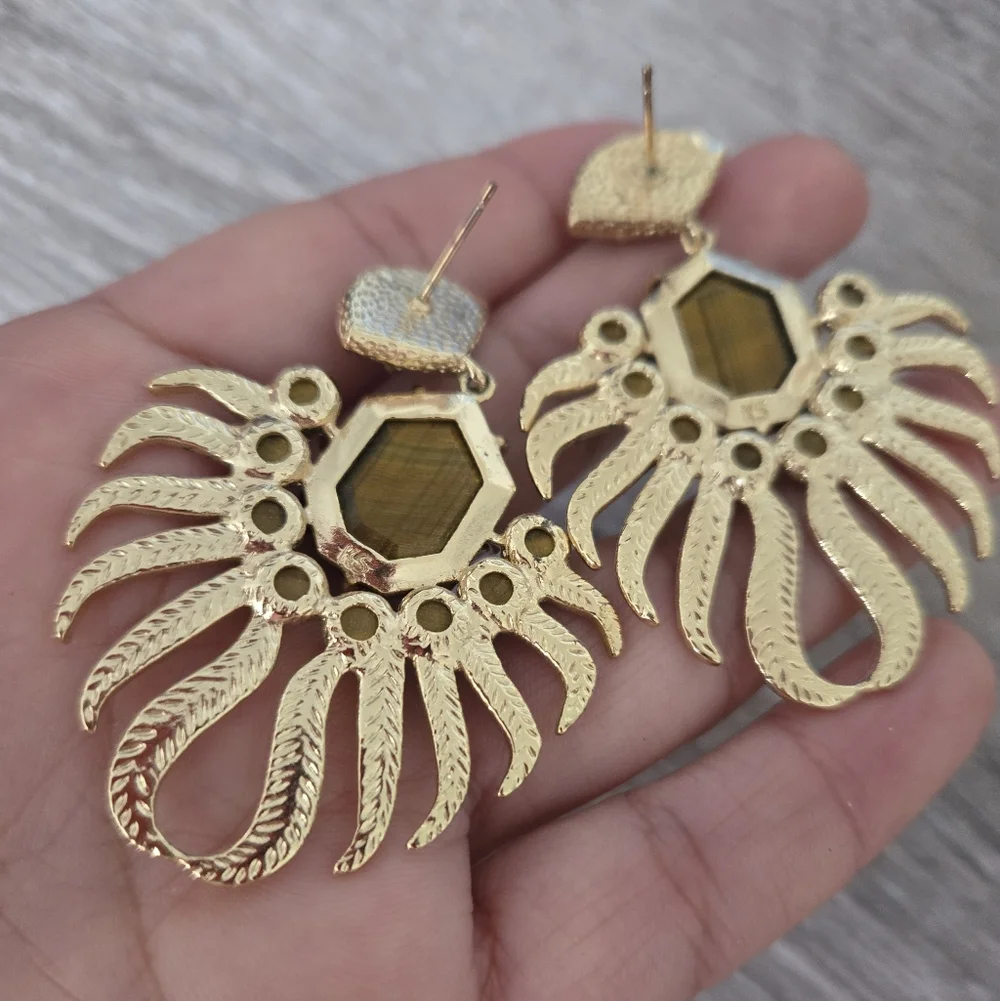 Kendra Scott Rare Vintage Fallon Earrings - Picture 5 of 6
